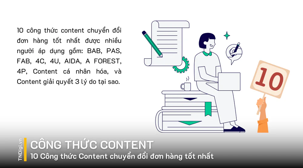 10 Công thức Content chuyển đổi đơn hàng tốt nhất