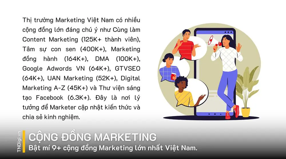 Bật mí 9+ cộng đồng Marketing lớn nhất Việt Nam. Bạn biết được bao nhiêu nào