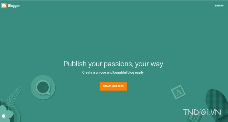Top 1 . Blogger - Blogspot - Công cụ tạo website miễn phí hàng đầu