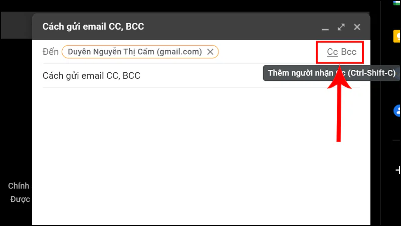 CC trong email là gì