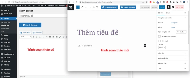 Cách cài đặt Classic Editor - trình soạn thảo cũ lên WordPress bằng code