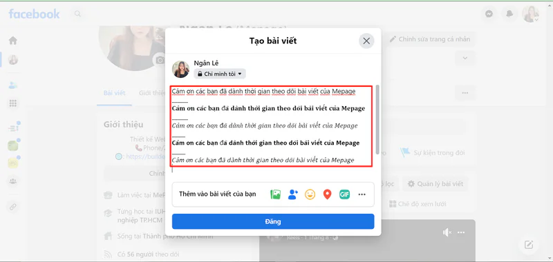 Những kiểu chữ cơ bản được áp dụng phổ biến nhất