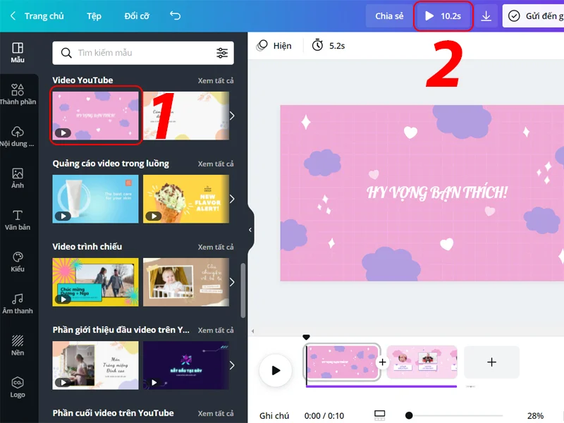 Phần mềm Canva – Làm video online miễn phí