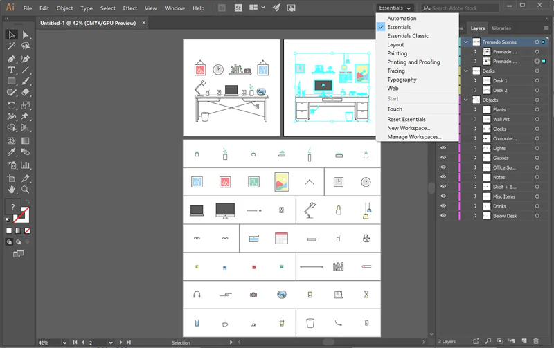 Phần mềm thiết kế giao diện người dùng Adobe Illustrator