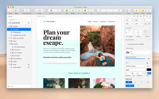 Sketch là một phần mềm thiết kế giao diện người dùng đặc biệt dành riêng cho người dùng macOS