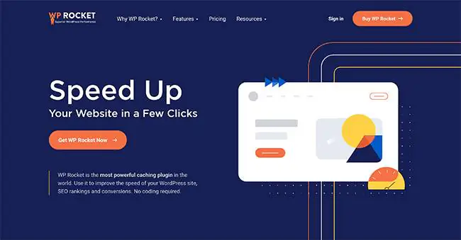 Plugin tăng tốc độ website WP Rocket