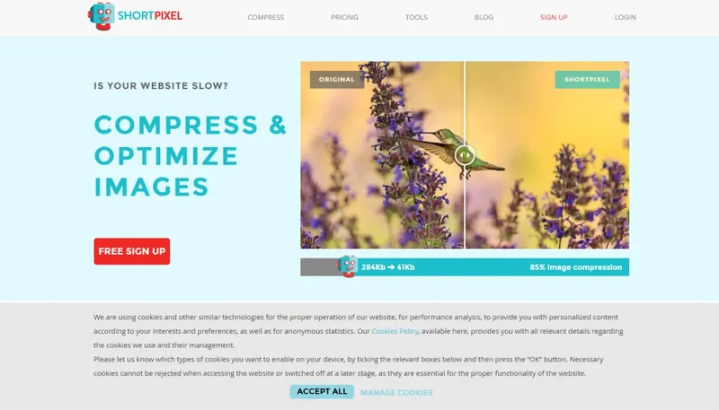 Plugin tối ưu hình ảnh WordPress ShortPixel