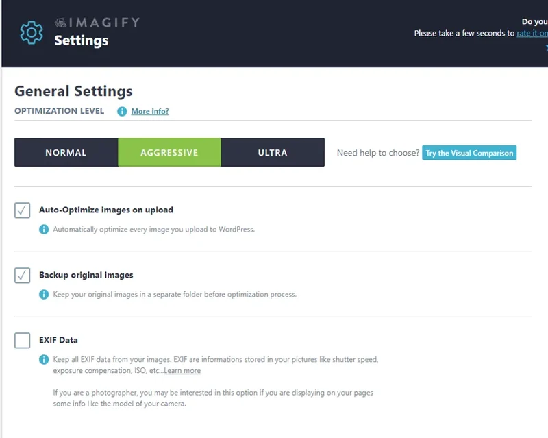 Plugin tối ưu hình ảnh WordPress của Imagify