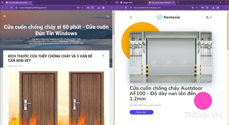 Thay đổi giao diện blogger Blogspot
