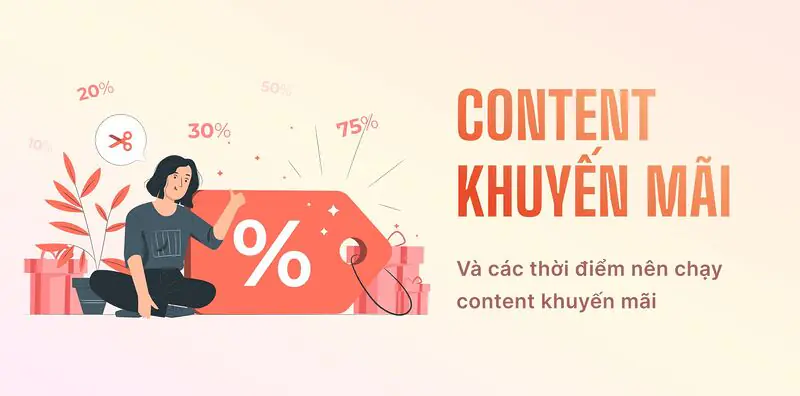 Thế nào là mẫu content khuyến mãi thu hút