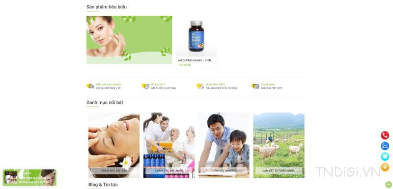 Theme bloger bán hàng chuẩn SEO load nhanh