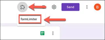 Từ menu thả xuống, hãy chọn “FormLimiter”