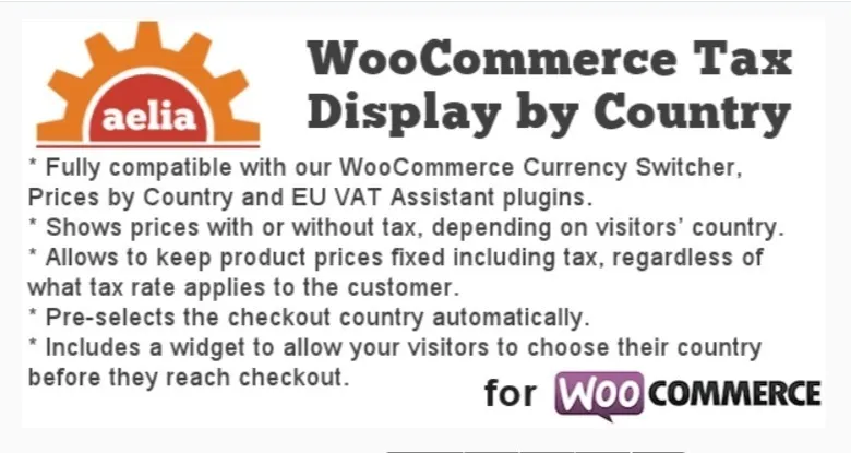 WooCommerce Tax Display by Country (Hiển thị thuế theo quốc gia cho WooCommerce)