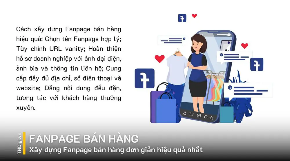 Xây dựng Fanpage bán hàng đơn giản hiệu quả nhất