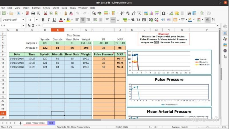 Xử lý bảng tính với LibreOffice Calc