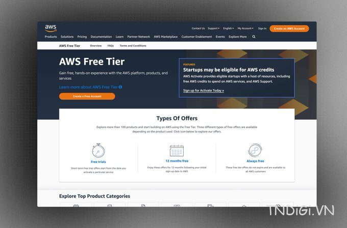 Amazon Web Services (AWS) là nền tảng đám mây toàn diện và được sử dụng rộng rãi nhất