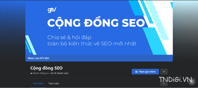 Cộng đồng SEO của GTVSEO