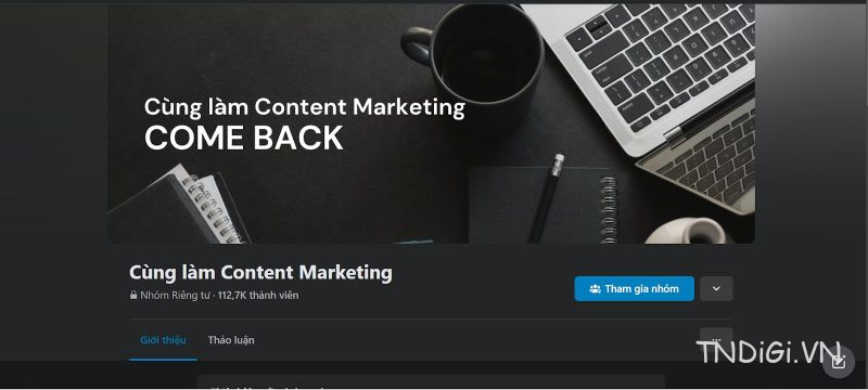 Cộng đồng Cùng làm Content Marketing