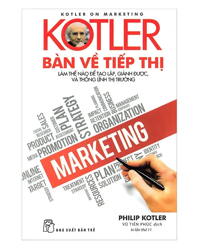 Kotler bao quát và trình bày những kiến thức về marketing từ căn bản là phân tích khách hàng, phân tích thị trường đến chọn kênh phân phối, chính sách giá một cách hiệu quả