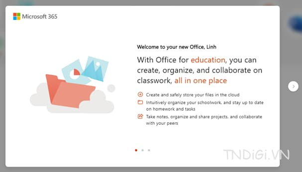 Tạo tài khoản Office 365 thành công cho sinh viên 